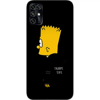 Силиконовый бампер SMTT с изображением для ZTE Blade V2020 Smart Симпсон