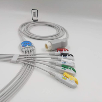 Кабель Heaco для ЭКГ ECG-C5C на 5 каналов для монитора пациента серии G