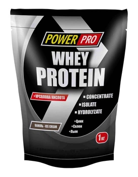 Протеїн Whey Protein, 1 кг Ваніль Power Pro 000285372