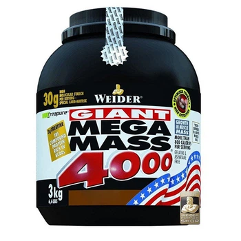Гейнер Weider Mega Mass 4000, 3 кг - Ваниль