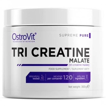 Креатин OstroVit Tri Creatine Malate, 300 грам - Без смаку