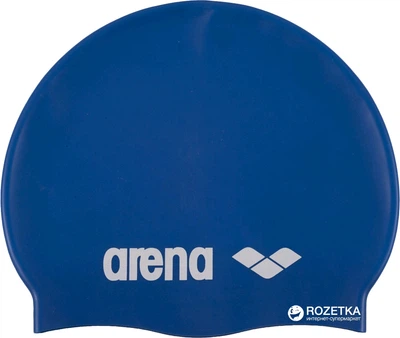 Шапочка для плавання Arena Classic Silicone 91662-77 Blue (3468335299150)