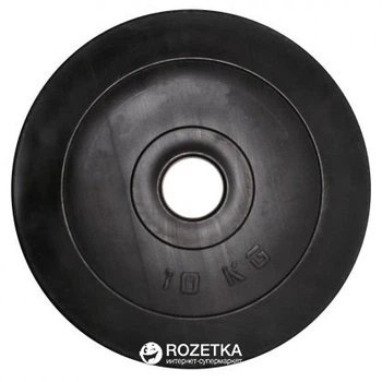 Диск гантельний Newt Rock Pro композитний у пластиковій оболонці 10 кг (NE-PL-D-10)