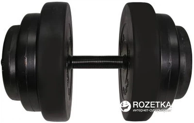 Гантель наборная Newt Rock Pro композитная в пластиковой оболочке 18.5 кг (NE-PL-G-018)