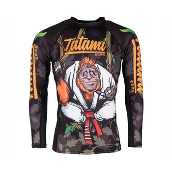Рашгард з довгим рукавом Tatami Fightwear Hang Loose Orangutang (XL) Принт