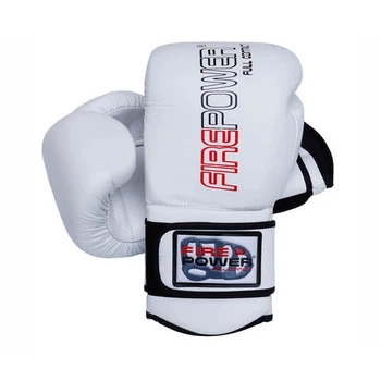 Боксерские перчатки FirePower FPBG4 (14oz) Белые