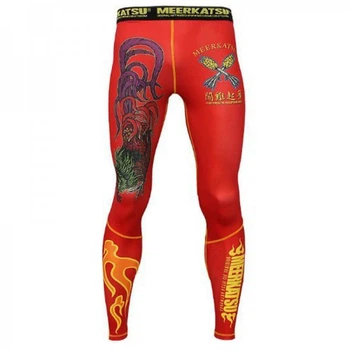 Штаны компрессионные MEERKATSU Fire Rooster (M) Принт