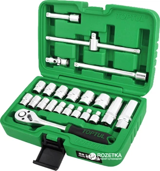 Набор инструмента Toptul 3/8" 22 предмета (GCAI2202)