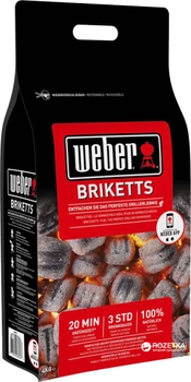 Вугільні брикети Weber 4 кг (17590)