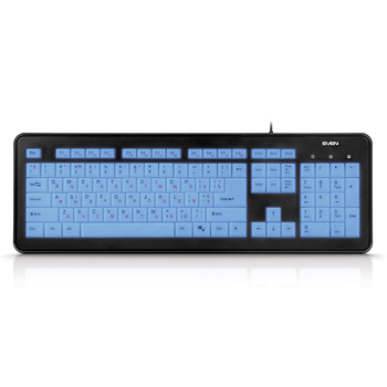 Клавіатура Sven KB-C7300EL чорний USB UAH