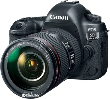 Фотоаппарат Canon EOS 5D Mark IV 24-105 L IS II USM Kit Black (1483C030)