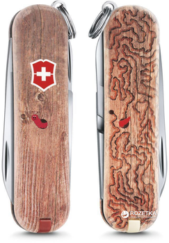 Швейцарський ніж Victorinox Сlassic Woodworm (0.6223.L1706)