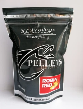 Пеллетс прикормочный Klasster Robin Red гранула 4мм 500г