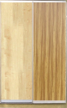 Шкаф купе Luxe Studio Стандарт-2 ДСП-3 1000x2100x450 двухдверный (83679)