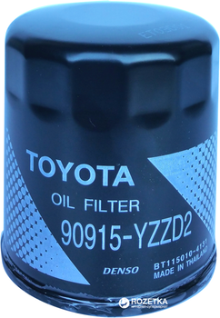 Фільтр оливний Toyota Camry бензин 3.0 (01-> 06) 3.5 (08-> 11), Land Cruiser Prado бензин 2.7 (02->) (90915YZZD2)