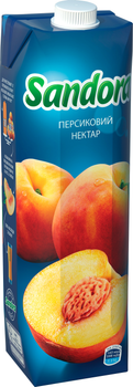 Упаковка нектара Sandora Персиковый 0.95 л х 10 шт (4823063112956)