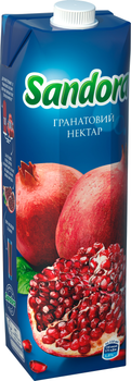 Упаковка нектару Sandora Гранатовий 0.95 л х 10 шт (4823063113007)