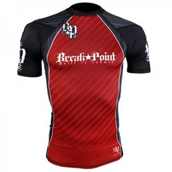 Рашгард с коротким рукавом Break Point New (XL) Красный