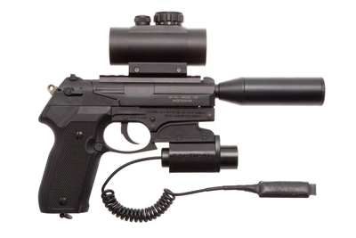 Пістолет пневматичний Gamo PT-80 Tactical Gamo Чорний