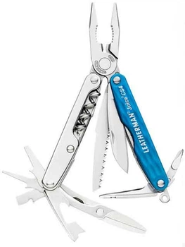 Мультитул LEATHERMAN Juice CS4- Columbia Blue LEATHERMAN Голубой