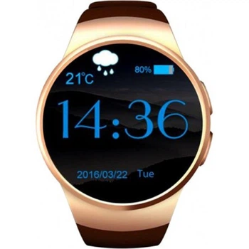 Умные смарт часы Wonlex Smart Watch KW18 золото