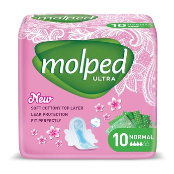 Гігієнічні прокладки Molped Ultra Normal Deo Floral 10 шт. (8690536838547)