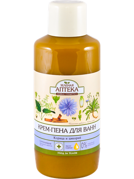 Крем-пена для ванн Зеленая Аптека Корица и цикорий 1 л (4823015934254)
