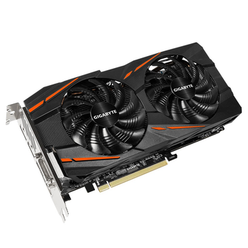 Видеокарта Radeon RX 570 4Gb Gigabyte DDR5 256bit, 1244/7000, 3xDP, HDMI, DVI (GV-RX570GAMING-4GD) Б/У