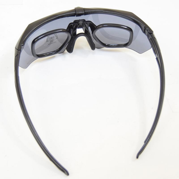 Окуляри тактичні ESS Crossbow (4 колір. лінзи, окуляри для лінзи з діоптріями, шнурок, чохол), жест. кейс