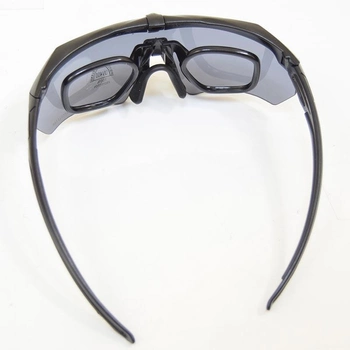 Очки тактические ESS Crossbow (5 цвет. линз, очки для линз с диоптриями, резинка), жесткий кейс