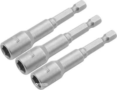 Магнітний тримач для викруткових насадок Tolsen 1/4" 10х65 мм 3 шт. (77845)