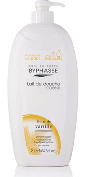 Крем для душа Byphasse Caresse Shower Cream new 2 литра Цветы ванили