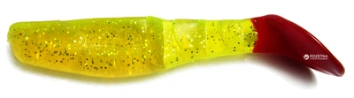 Виброхвост Mann's Assassin 1.5" 40мм 5 шт Green-Red (M-047 MFCH BRB)