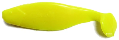 Віброхвіст Mann's Shad 4" 5 шт Yellow (M-070 FCH)