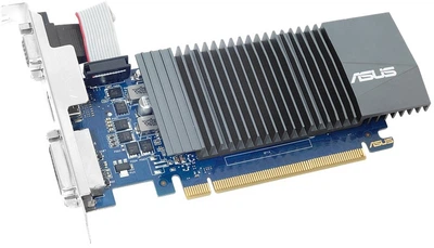 Видеокарта Asus PCI-Ex GeForce GT 710 1GB GDDR5 (32bit) (954/5012) (VGA, DVI, HDMI) (GT710-SL-1GD5-BRK)