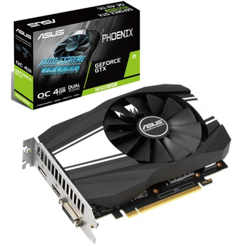 Відеокарта GF GTX 1650 Super 4GB GDDR6 Phoenix OC Asus (PH-GTX1650S-O4G)