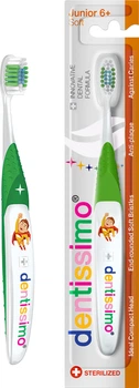 Зубна щітка Dentissimo Junior від 6 років м'яка щетина Салатова (7640162322508_салатова)