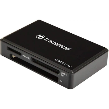 Універсальний картрідер USB 3.2 Gen 1 / 3.1 Gen 1 Transcend TS-RDF8K2 чорний