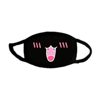 Маска c Мордочкой Emoji anime J K-Pop Seta Decor черная (6724)