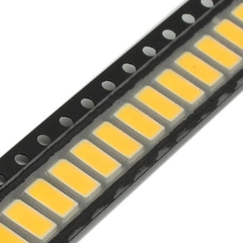 Светодиод 5630 5730 SMD LED для подсветки матриц 100шт теплый белый 3В 0.2Вт 35-40лм