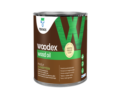 Масло влагозащитное TEKNOS WOODEX WOOD OIL для древесины 0,9л