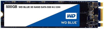 Western Digital Blue SSD 500GB M.2 2280 SATAIII 3D V-NAND (WDS500G2B0B)