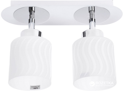 Светильник потолочный Brille HTL-168/2 E27 WH (26-378)