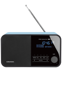 Цифровое радио DTR 4000 DAB + BT Blue Grundig 27,5х13,5х14,5см Голубой 000018566