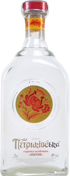Водка Петриківська "Житня" 0.5 л 40% (4820136352066)