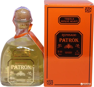 Текіла Patron Reposado 0.75 л 40% (721733000159)