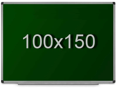 Доска UkrBoards меловая магнитная в алюминиевой раме 100x150 см