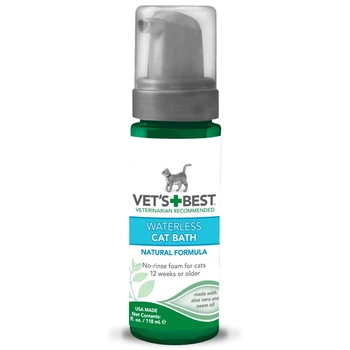 Мийна піна VET`S BEST Waterless Cat Bath експрес-чистка без води для котів 118 мл (vb10111)
