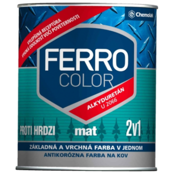 Краска Chemolak "Ferro color" 2,5 л. матовая черная