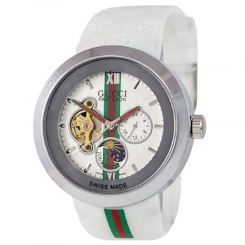 Часы Gucci Pantcaon White-Silver-White
